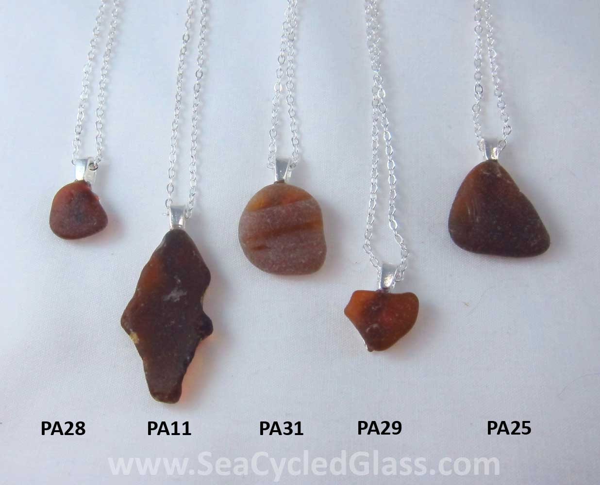 Cape Breton, Nova Scotia heart shaped amber sea glass pendant with silverplate bail and 18" chain